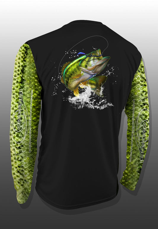 Coastal Largemouth Bass Performance Long Sleeve T-shirt