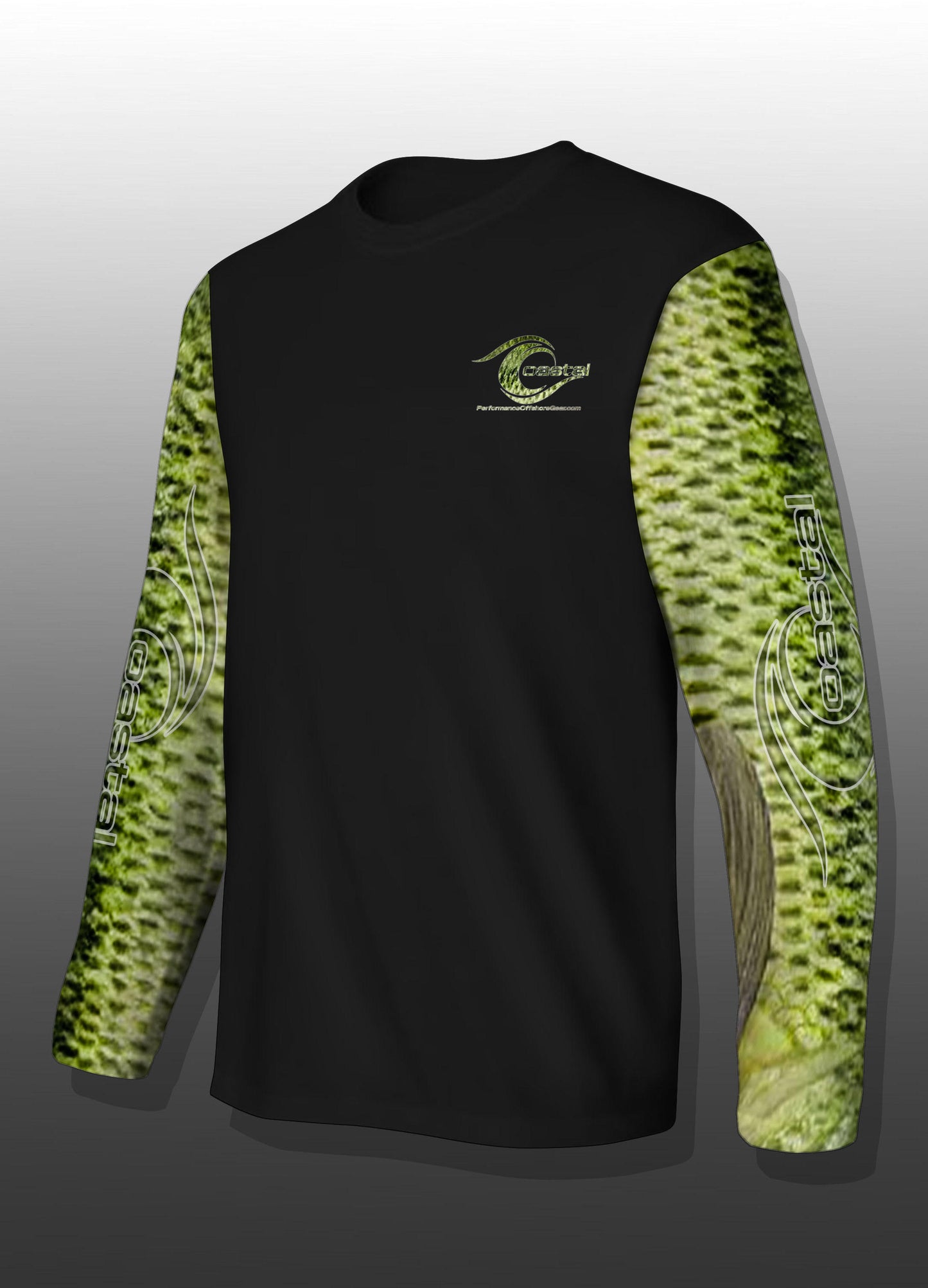 Coastal Largemouth Bass Performance Long Sleeve T-shirt