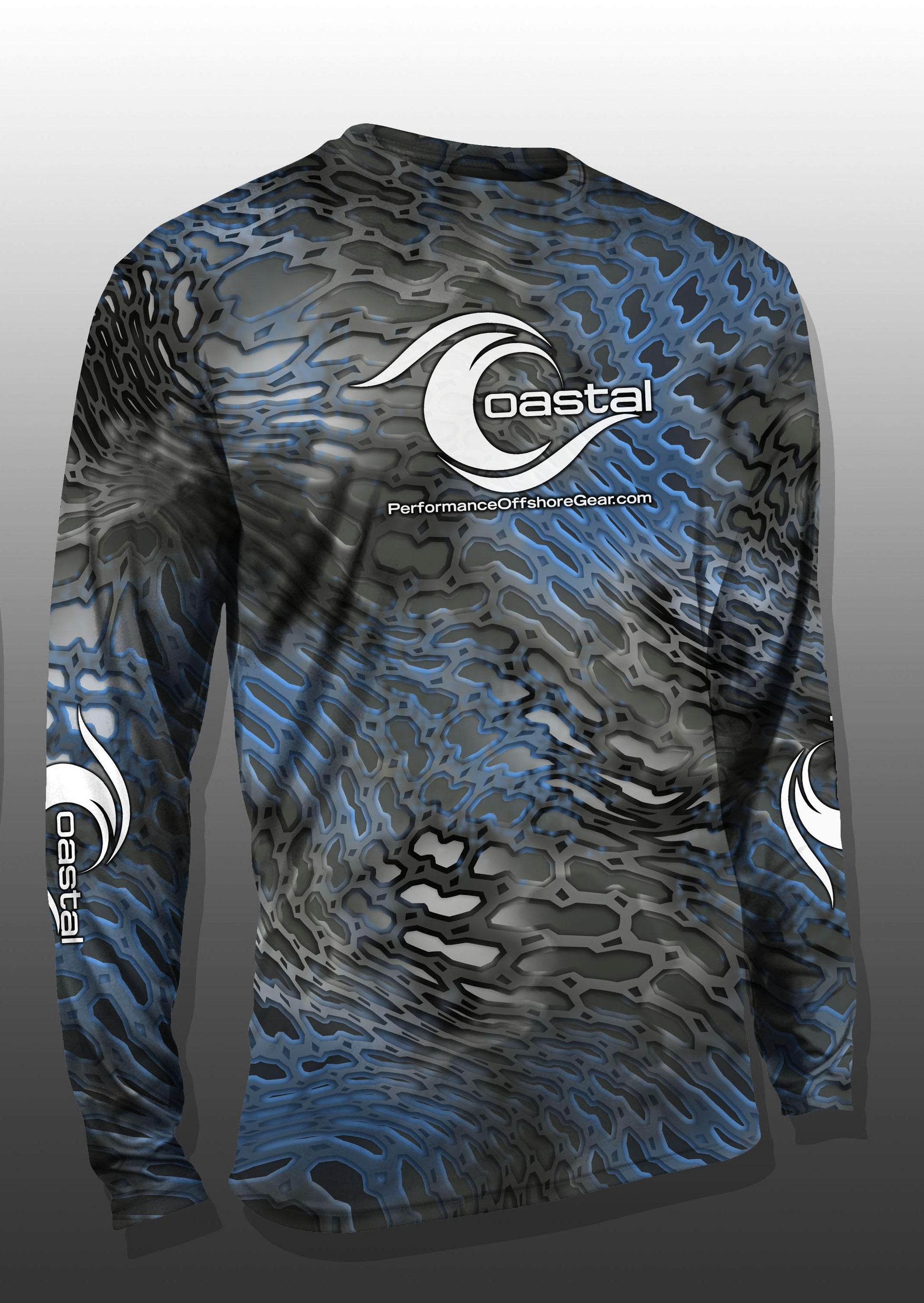 Coastal Blue Camo Performance Long Sleeve T-shirt – Coastal Performance  Apparel