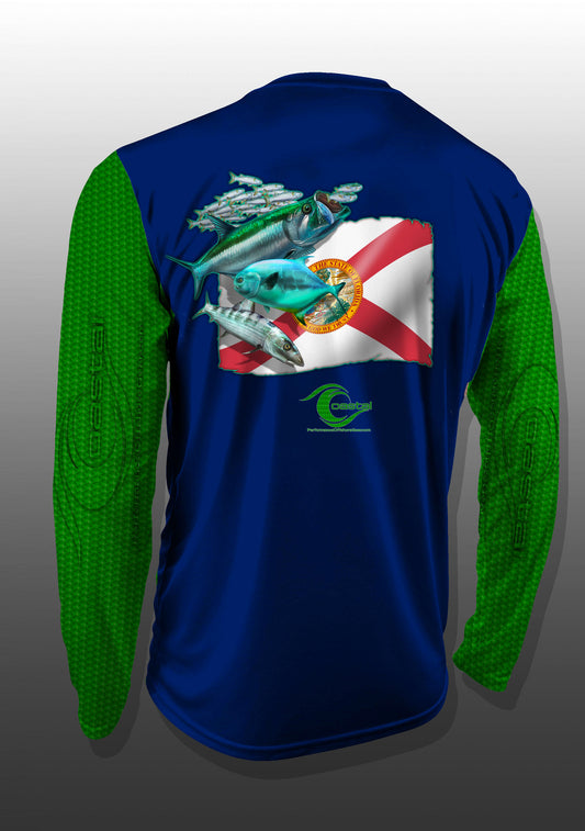 Coastal Florida Slam Performance Long Sleeve T-shirt