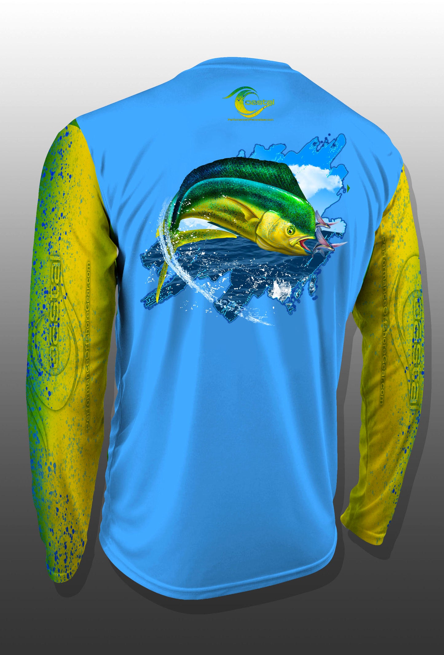 Coastal Mahi Performance Long Sleeve T-shirt