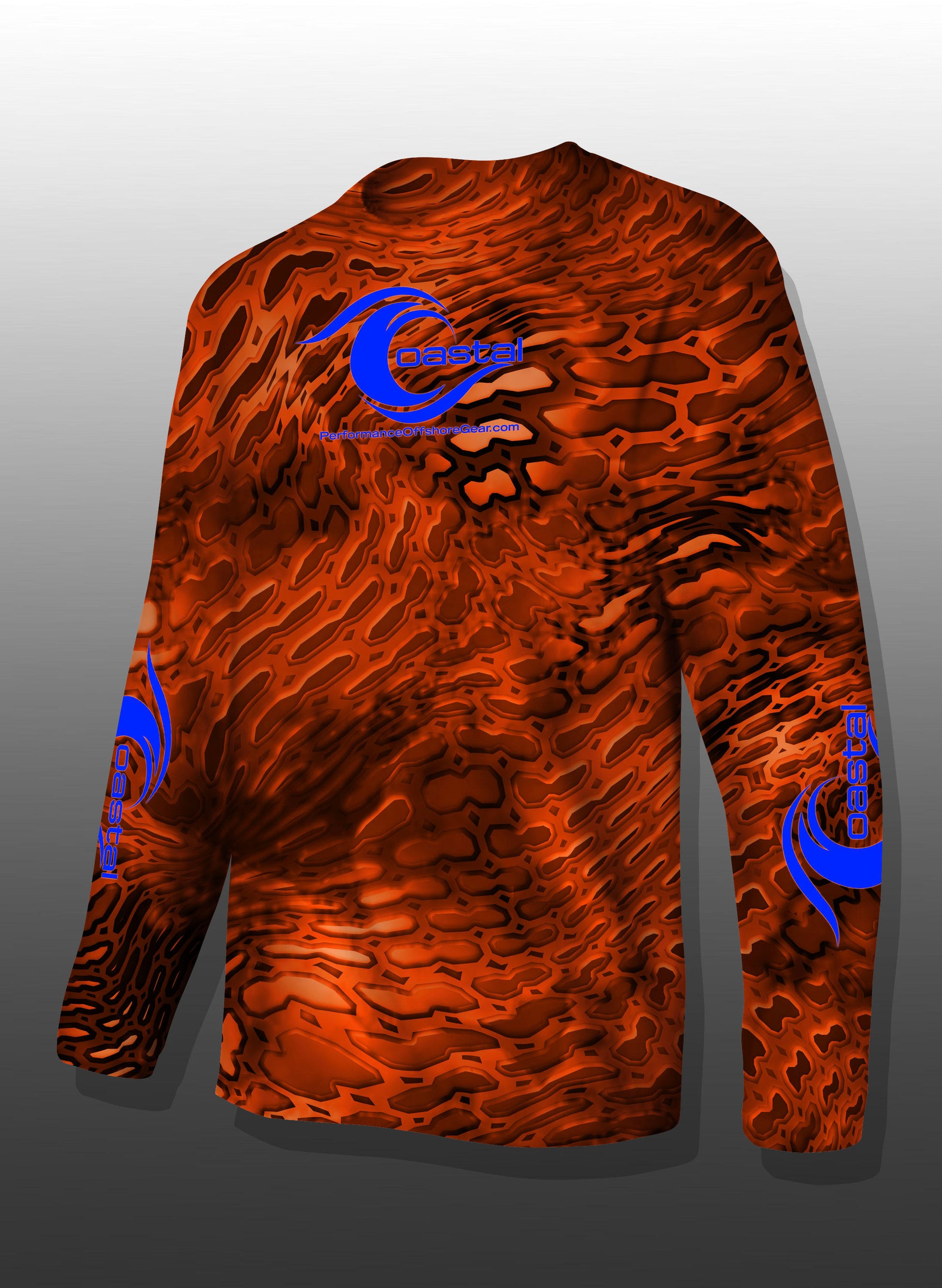 Orange Solar Performance Fishing Shirt Long Sleeve – After Hours