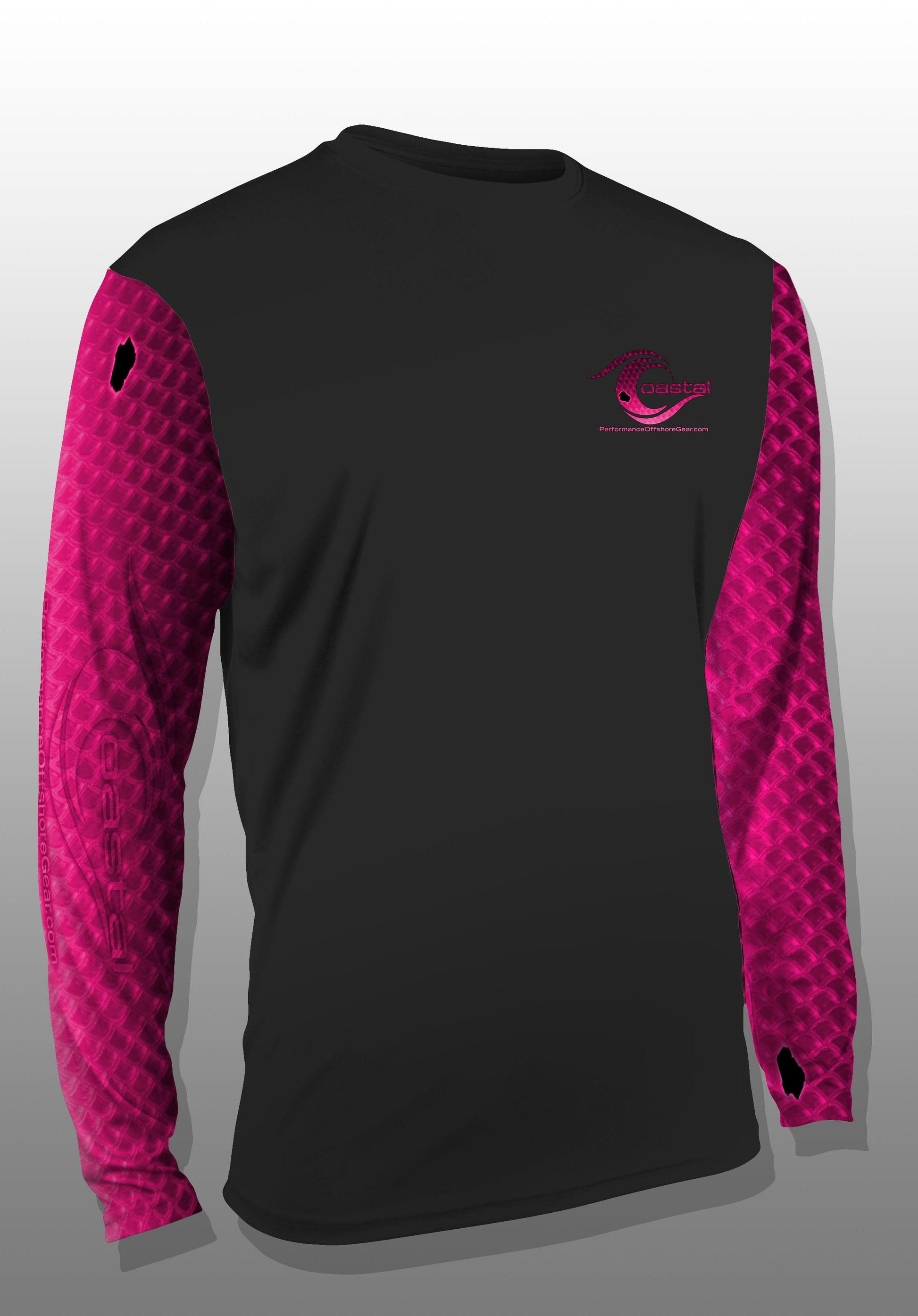 Coastal Pink Redfish Performance Long Sleeve T-shirt – Coastal Performance  Apparel