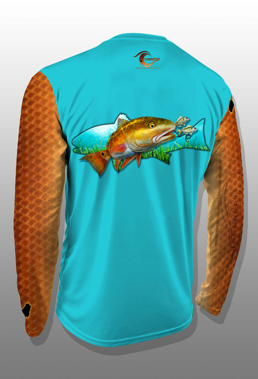 Coastal Redfish Performance Long Sleeve T-shirt