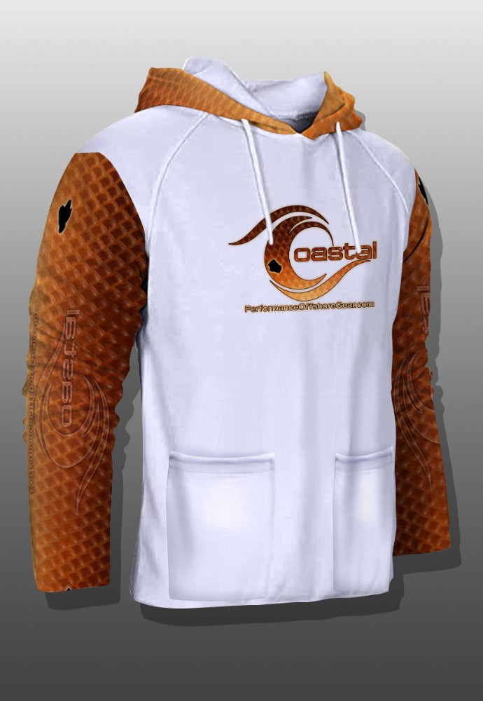 Coastal Redfish Performance Long Sleeve Hoodie