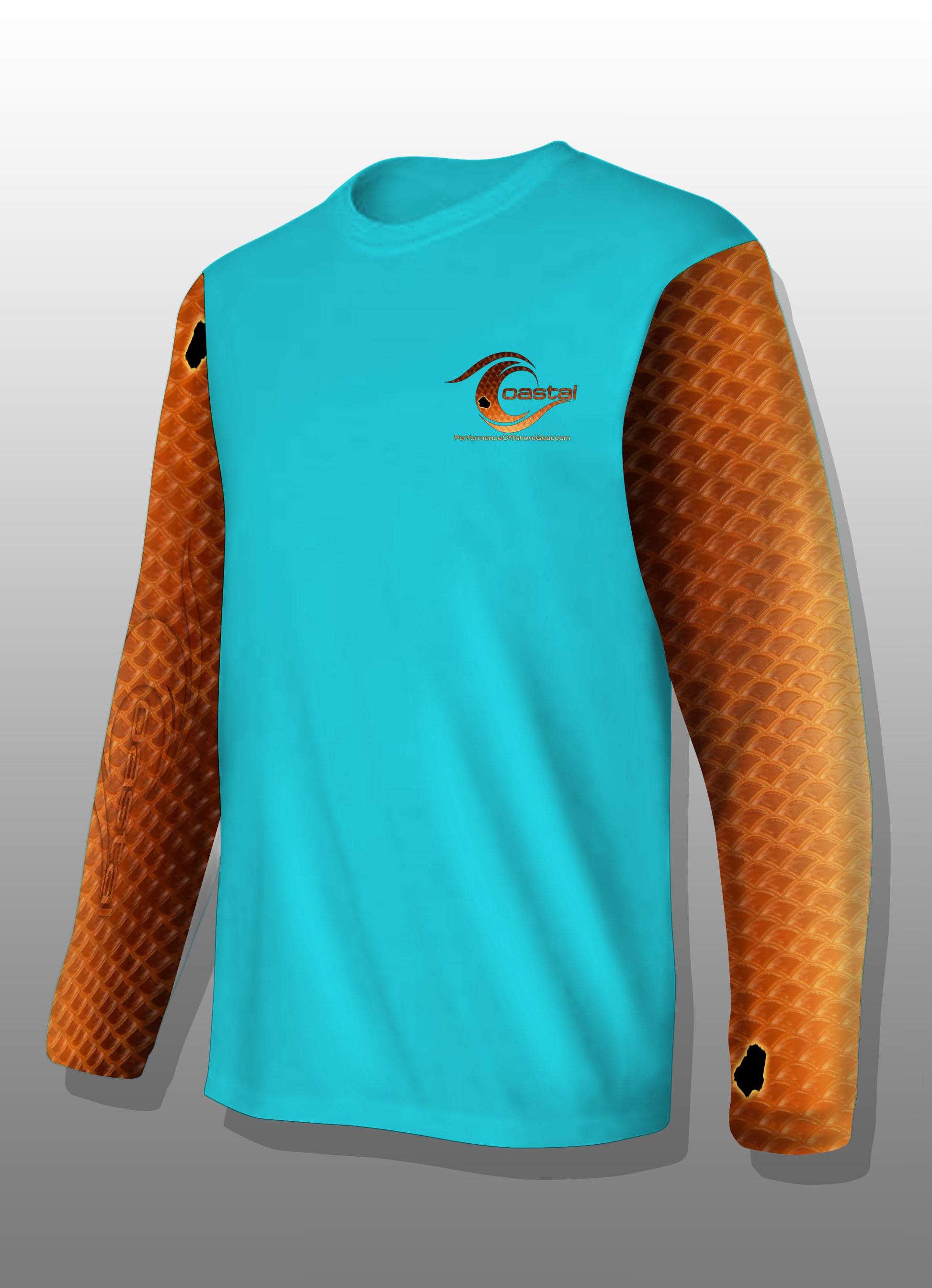 Coastal Redfish Performance Long Sleeve T-shirt – Coastal