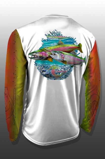 Coastal Steelhead Trout Performance Long Sleeve T-shirt