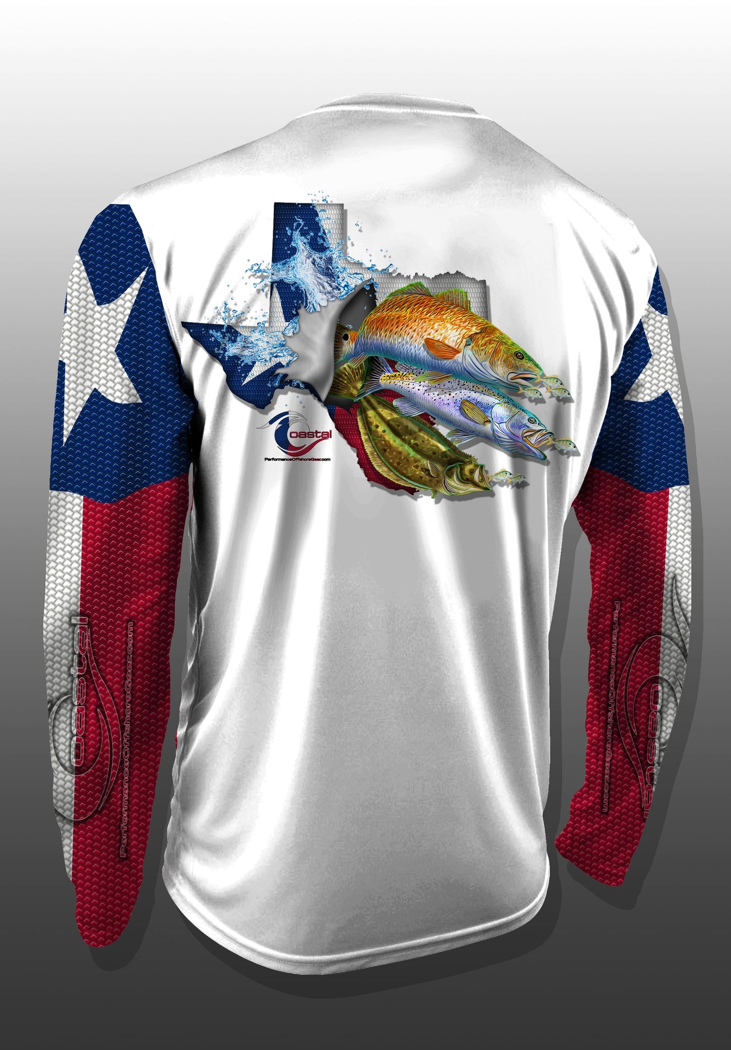 Welaka Florida River Bend Shirt Fishing Fish Theme Design Long Sleeve  T-Shirt