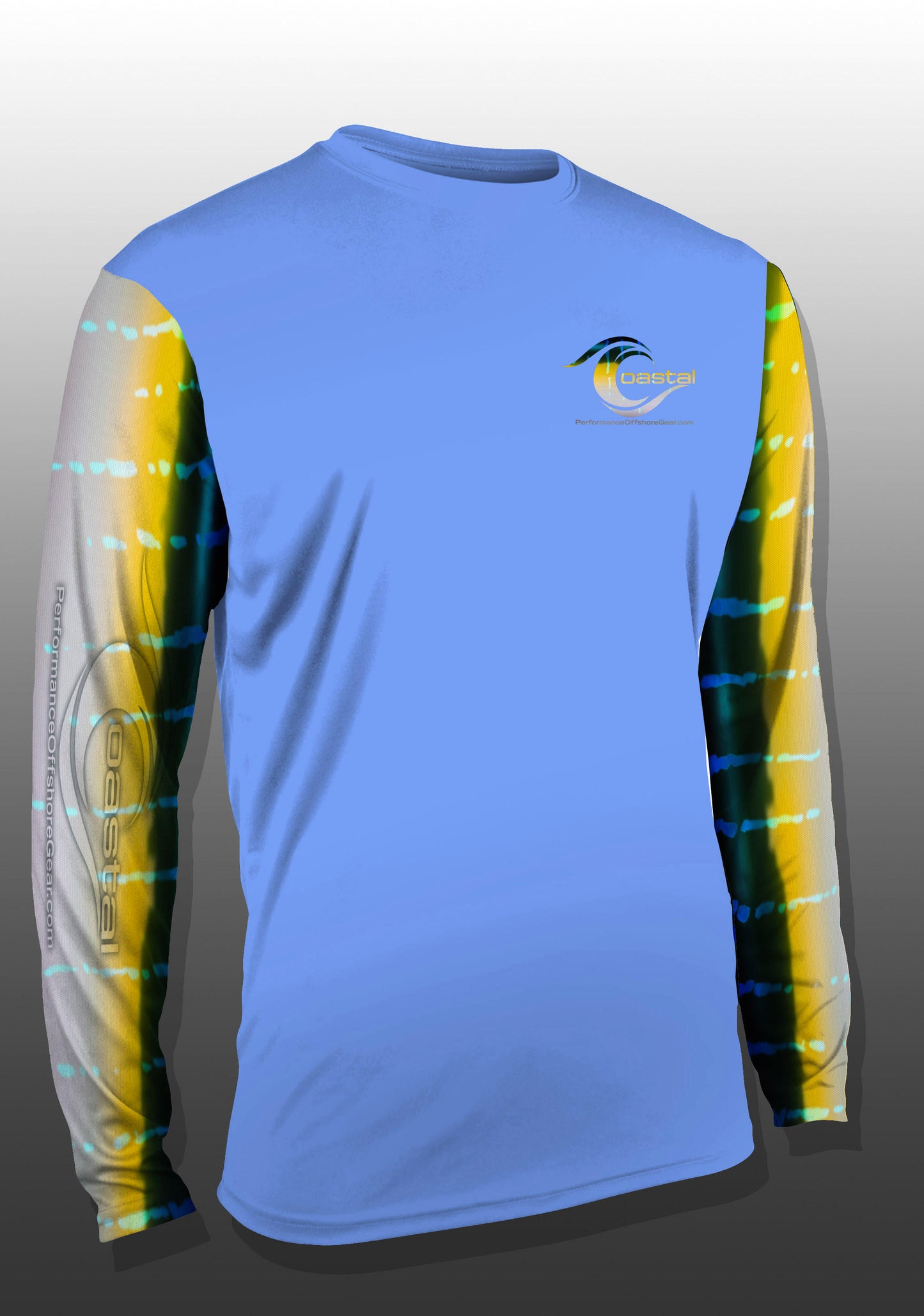 Coastal Tuna Marlin Performance Long Sleeve T-shirt