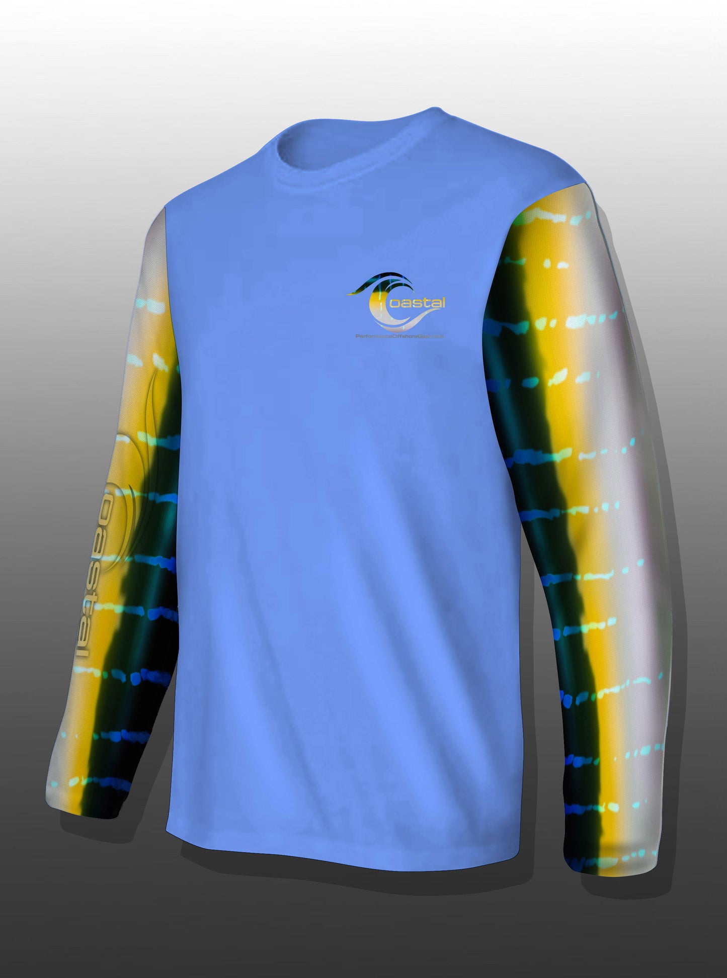 Coastal Tuna Marlin Performance Long Sleeve T-shirt